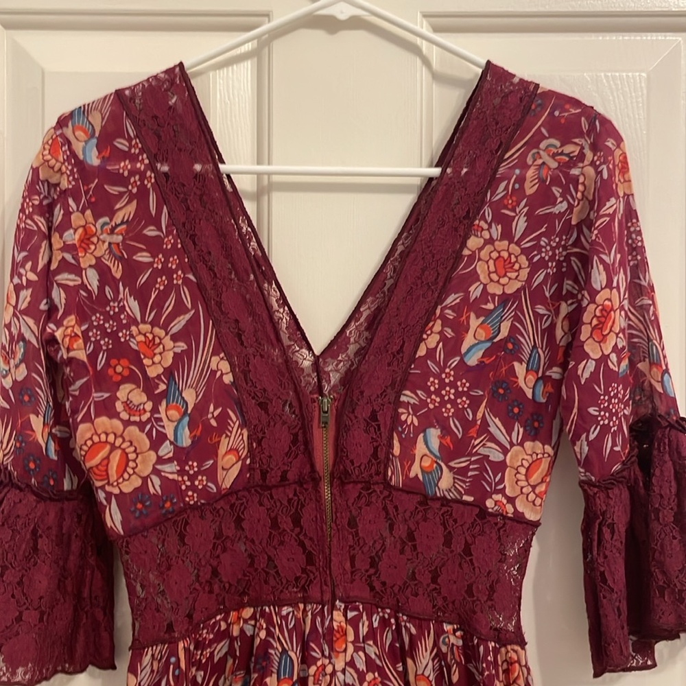 Free People FP One Dulce Maria Maxi Dress Sz 0 - Picture 6 of 6